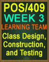 POS/409 Class Design, Construction, and Testing